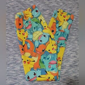 Pokémon x Undergirl Women’s  Leggings Gen 1 Starters Pikachu Sz M/L EUC